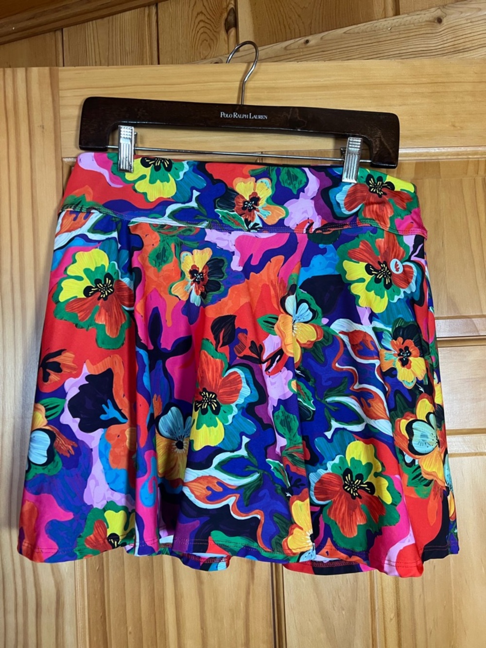 Dona Jo Colorful Floral Tennis Skirt - Vibrant Multicolor Women's Skirt